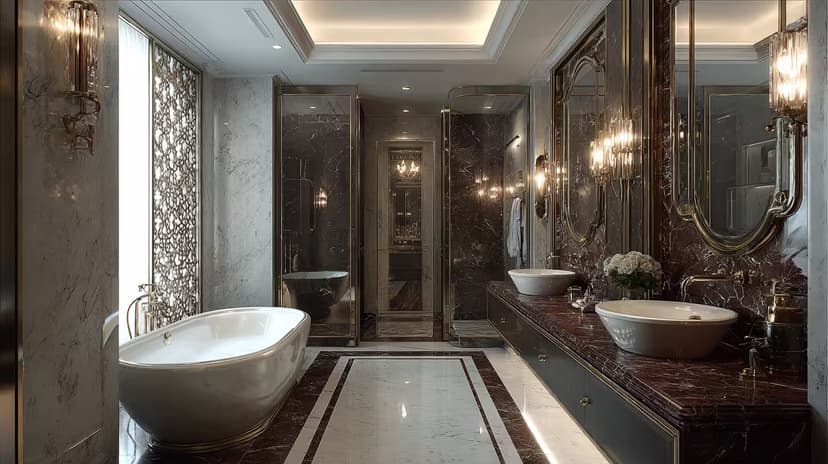 Tile work in a home in Chatfield, Littleton.