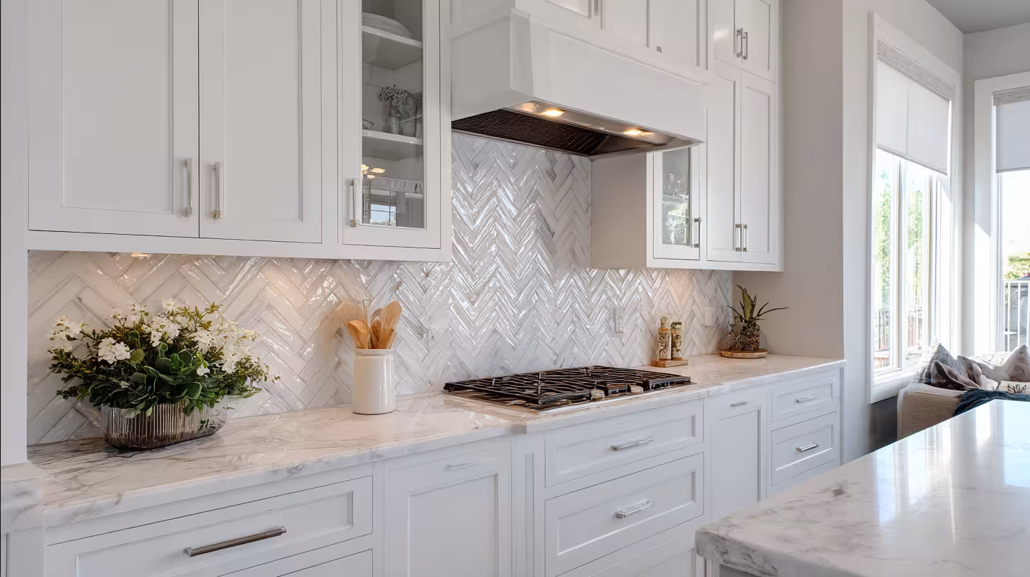 Tile work in a Piney Creek, Centennial home.
