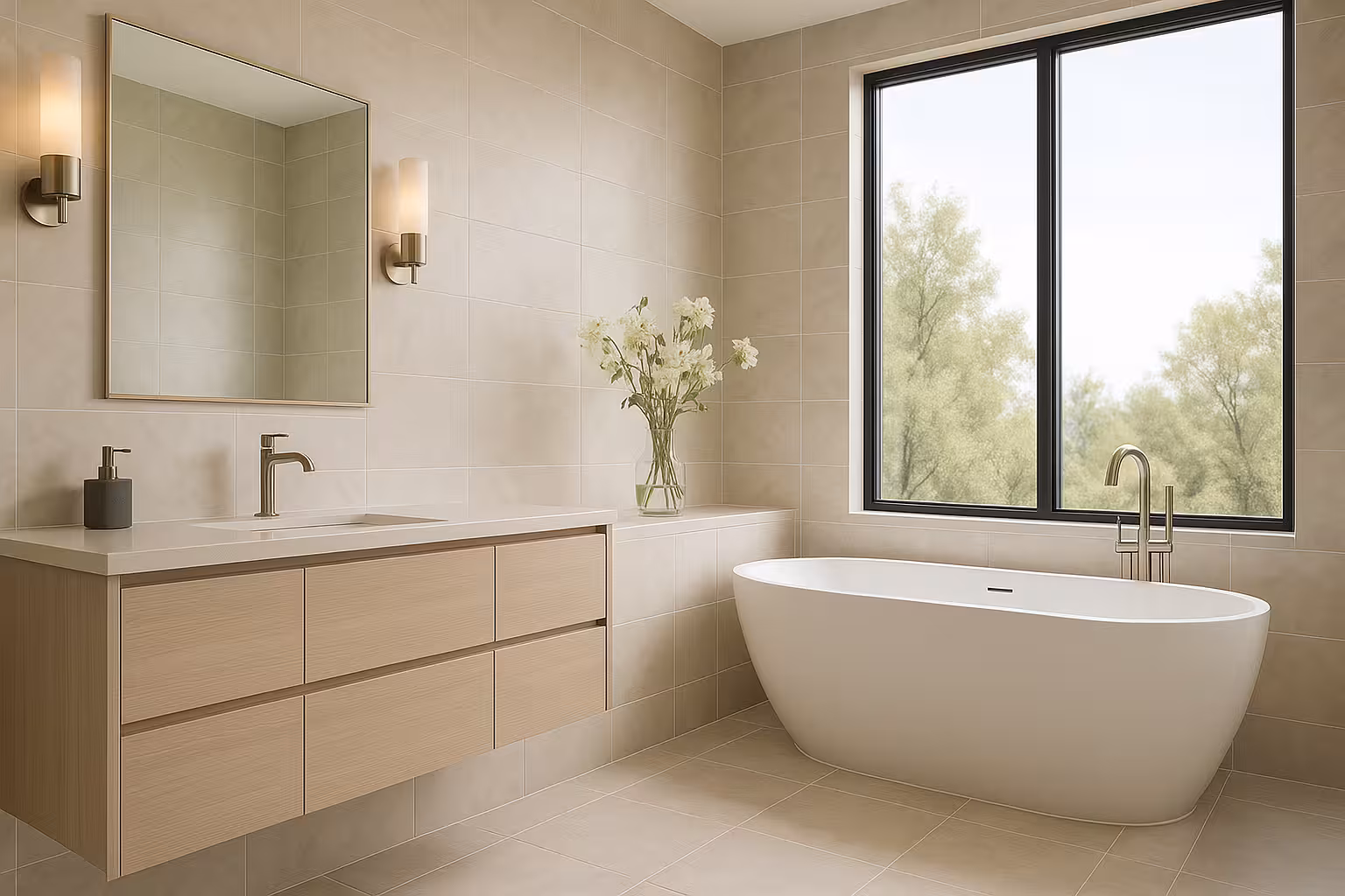 Custom tile installation in Columbine Valley, Littleton.